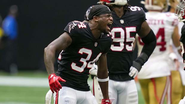 Darren Hall Indianapolis Colts former Atlanta Falcons